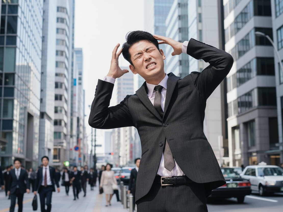 複数のKPIを持たされて行動に迷いがでるサラリーマン