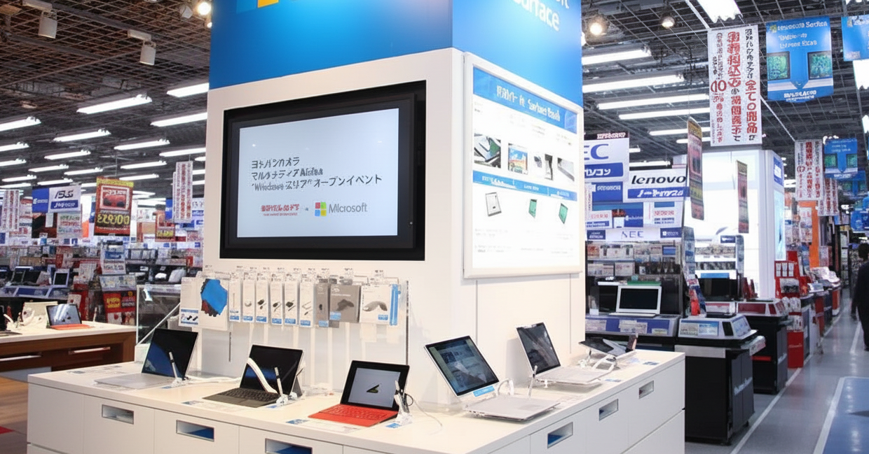　開放的流通の例｜家電量販店