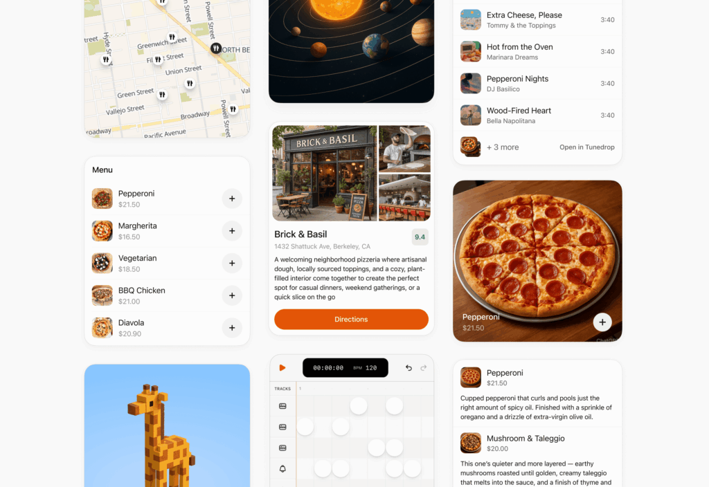 インラインカードサンプル画像