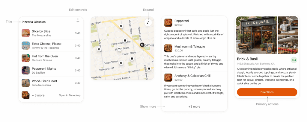 インラインカードレイアウトサンプル画像