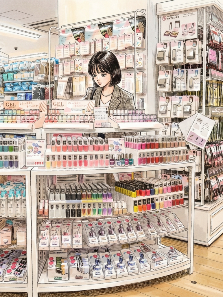 100均コスメを店頭で購入