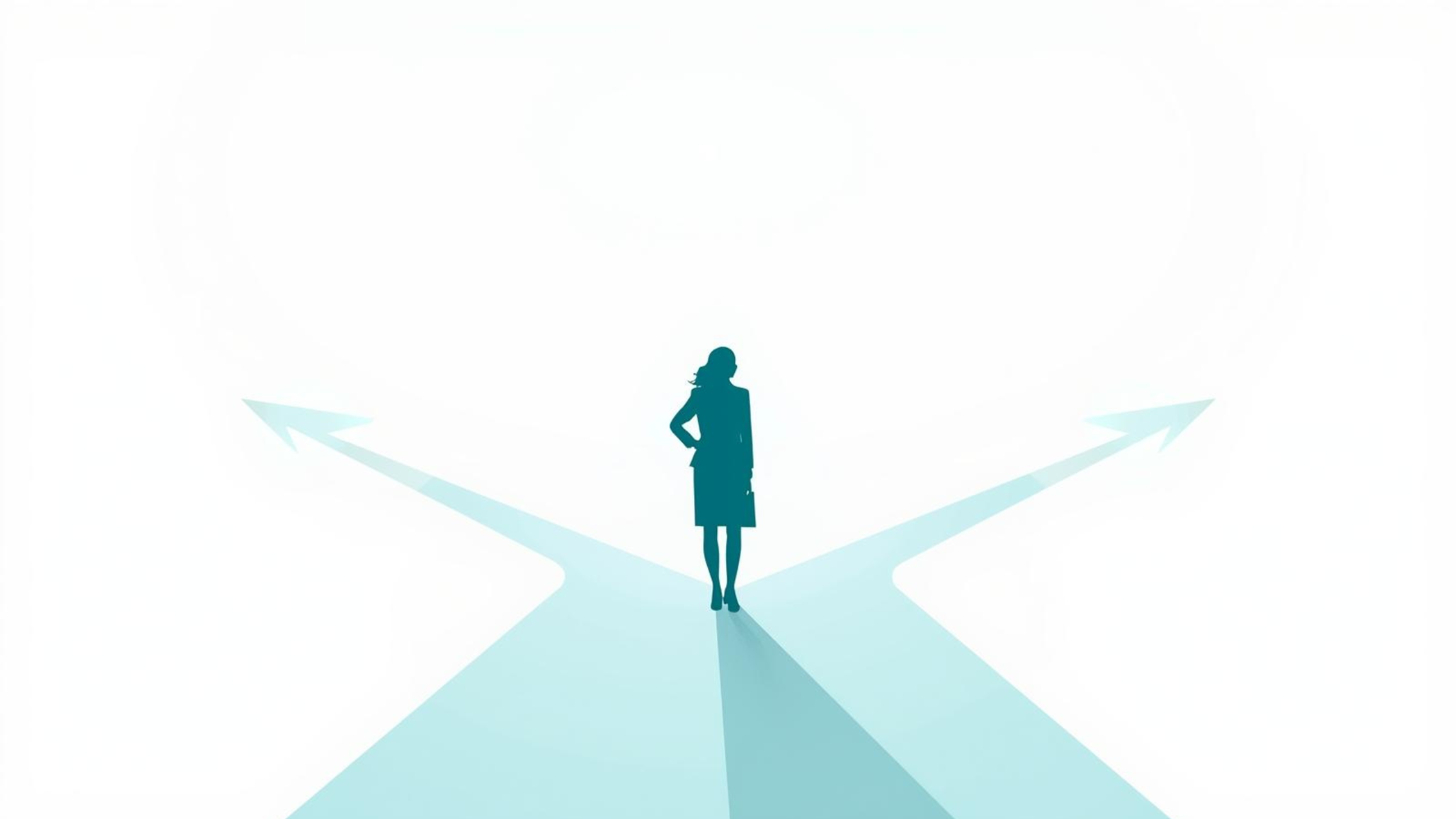 論点の分岐に立つマネージャー