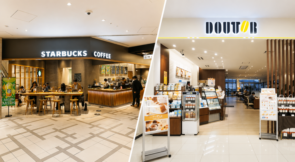 スタバとドトール